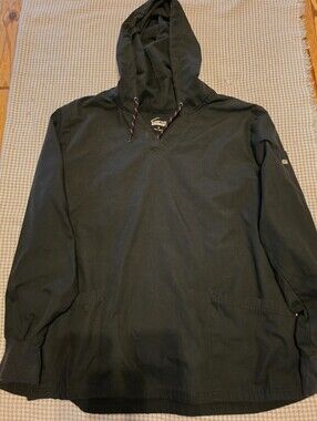 Butter Soft Women's Black Hooded Scrub Shirt Jacket